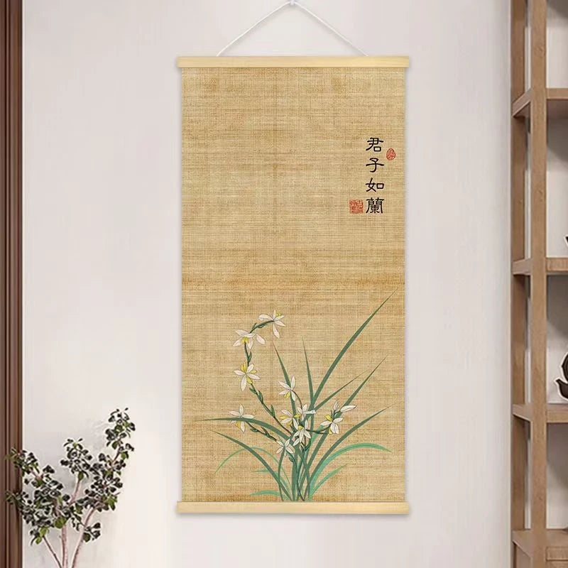 Flower hanging paintings